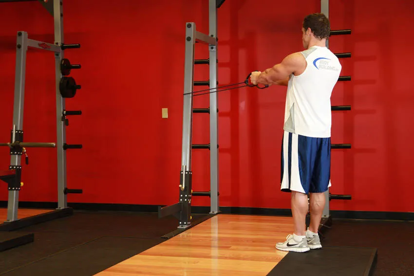 Band back fly: start and finish positions