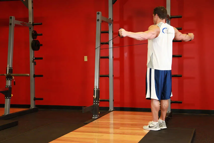 Band back fly: start and finish positions