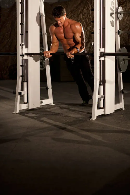 Reverse-grip incline push-up: start and finish positions