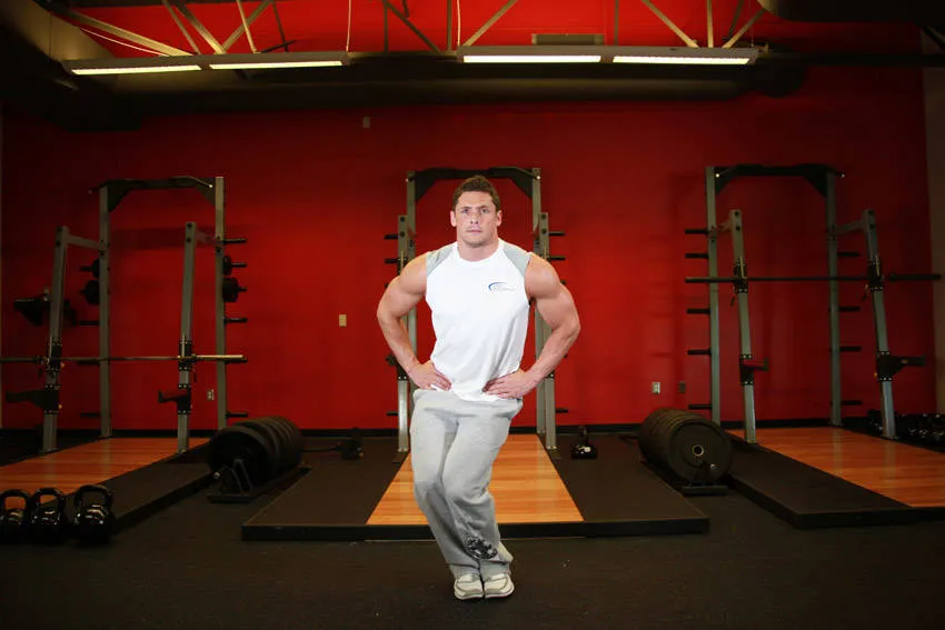 Knee circles: start and finish positions