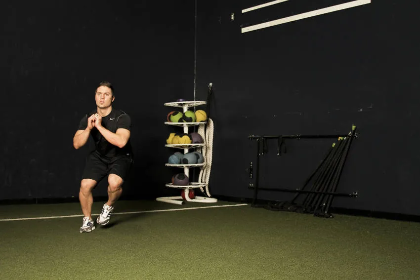 Lateral bound: start and finish positions