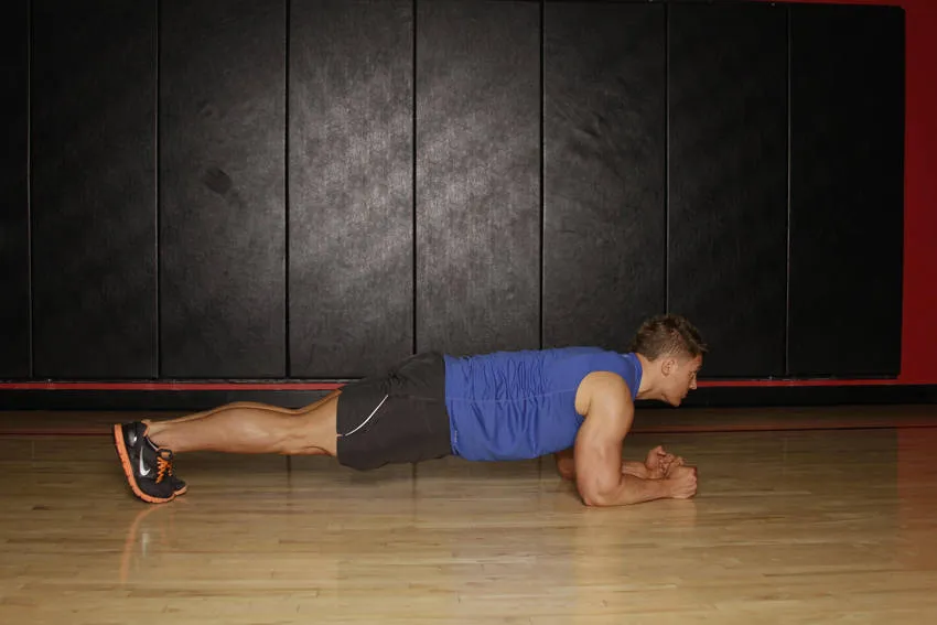 Plank: start and finish positions