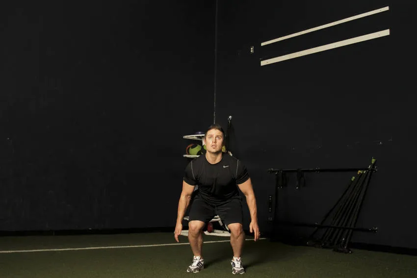 Rocket jump: start and finish positions