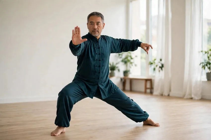Single whip: start and finish positions