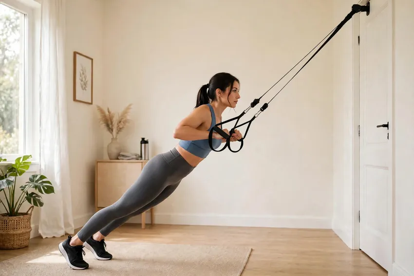 Suspension row: start and finish positions