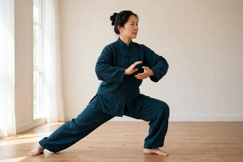 Weight shift: start and finish positions