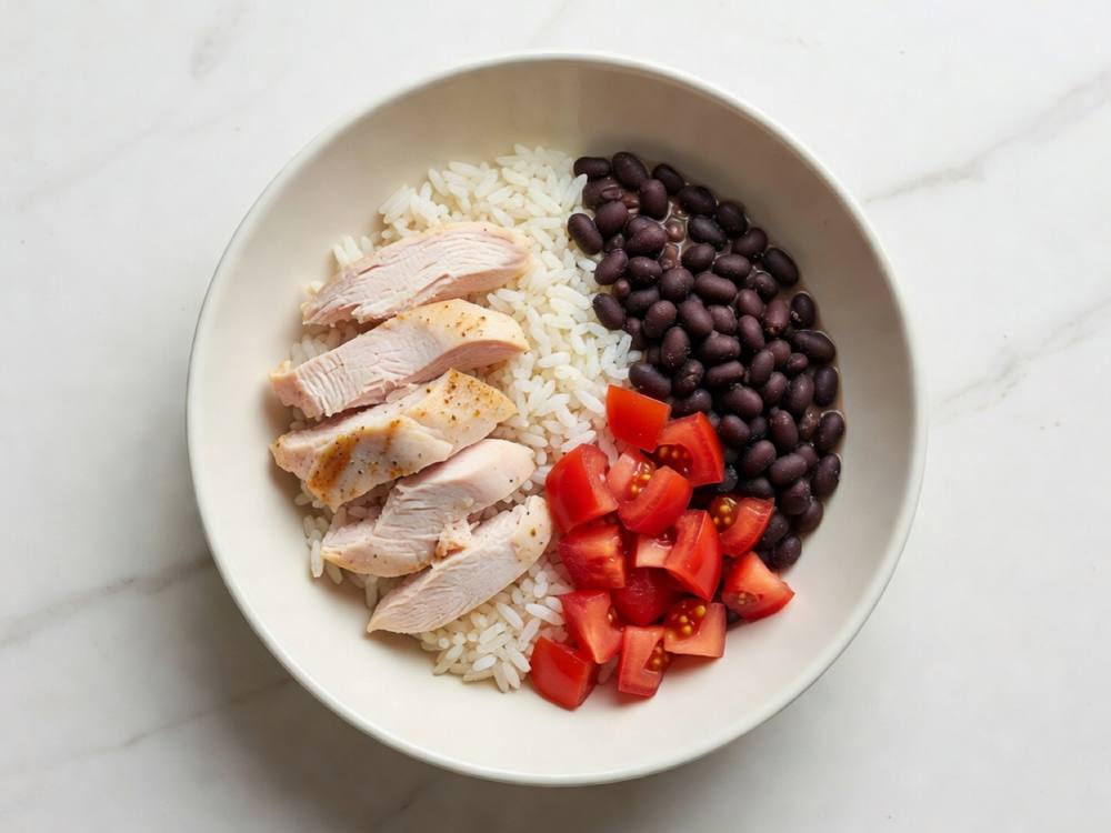Chicken burrito bowl
