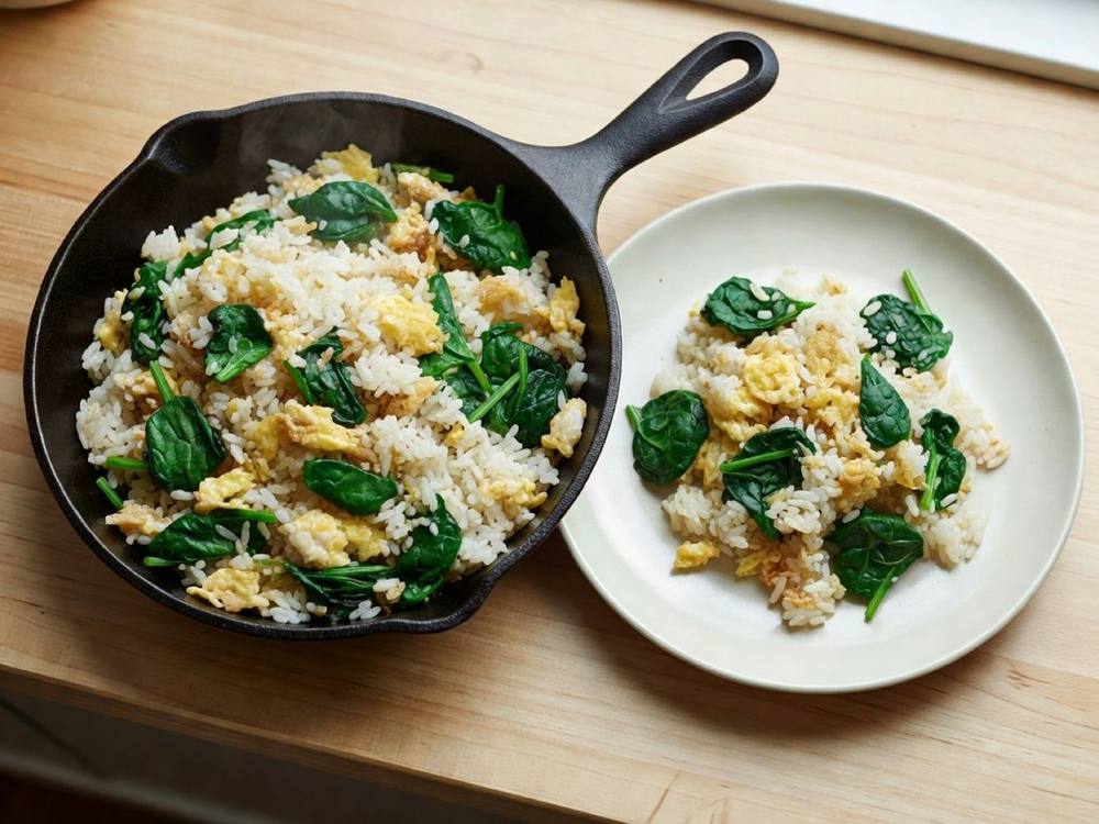 Egg rice skillet