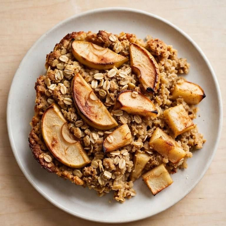 Apple oat bake