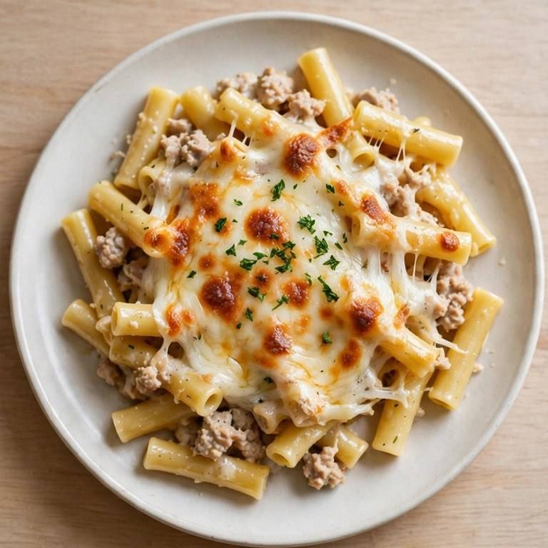 Light turkey baked ziti