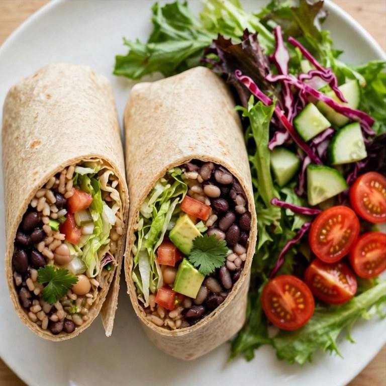Light bean burrito