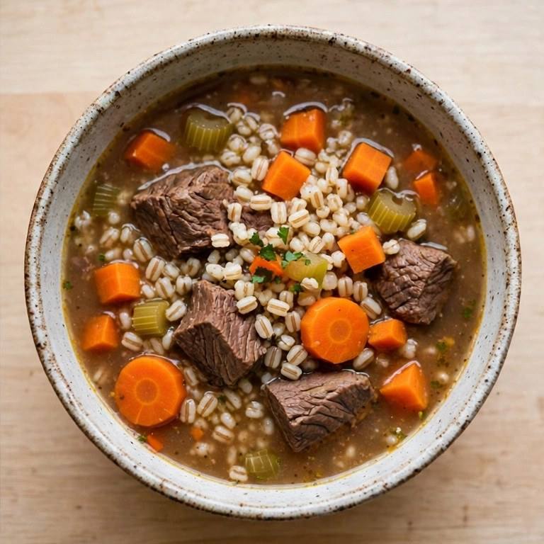 Beef barley soup