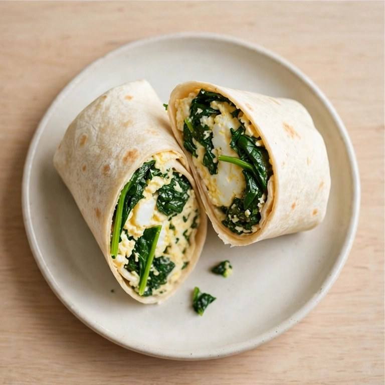 Egg white breakfast burrito