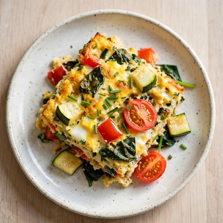 Light breakfast casserole