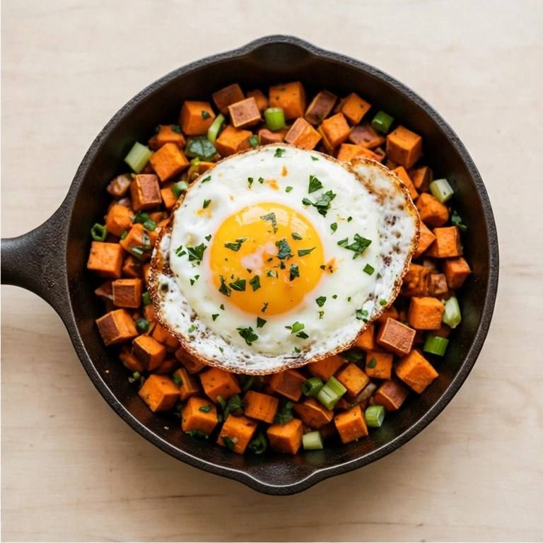 Sweet potato breakfast hash
