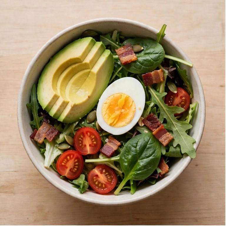 Breakfast salad bowl