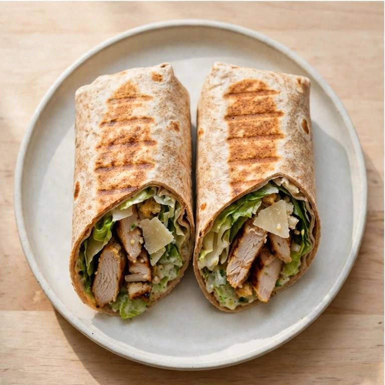 Grilled chicken Caesar wrap