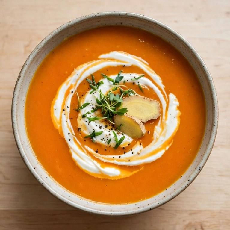 Carrot ginger soup