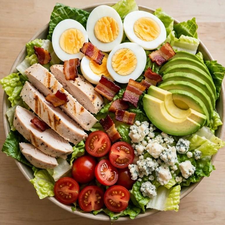 Light chicken Cobb salad