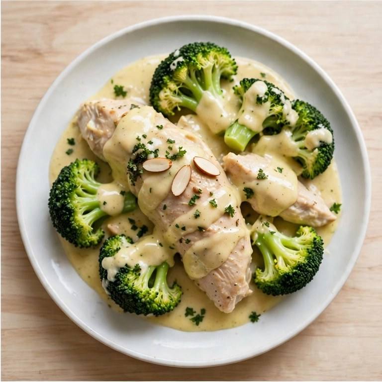 Light chicken divan