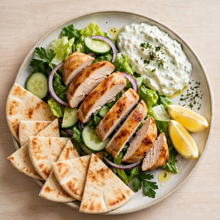 Chicken gyro plate