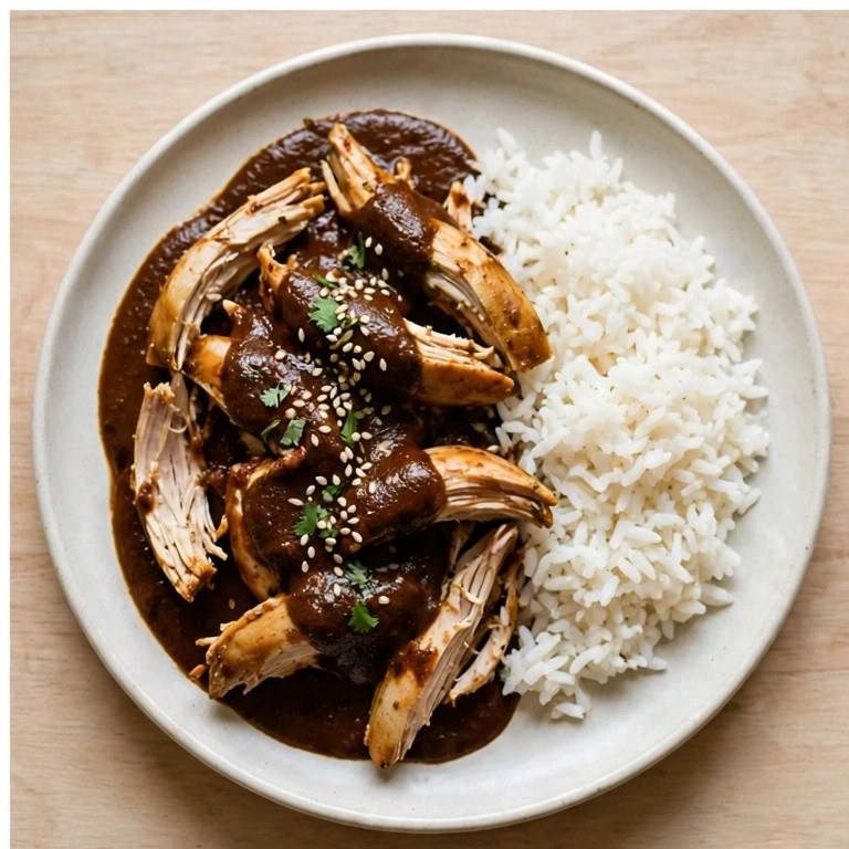 Light chicken mole