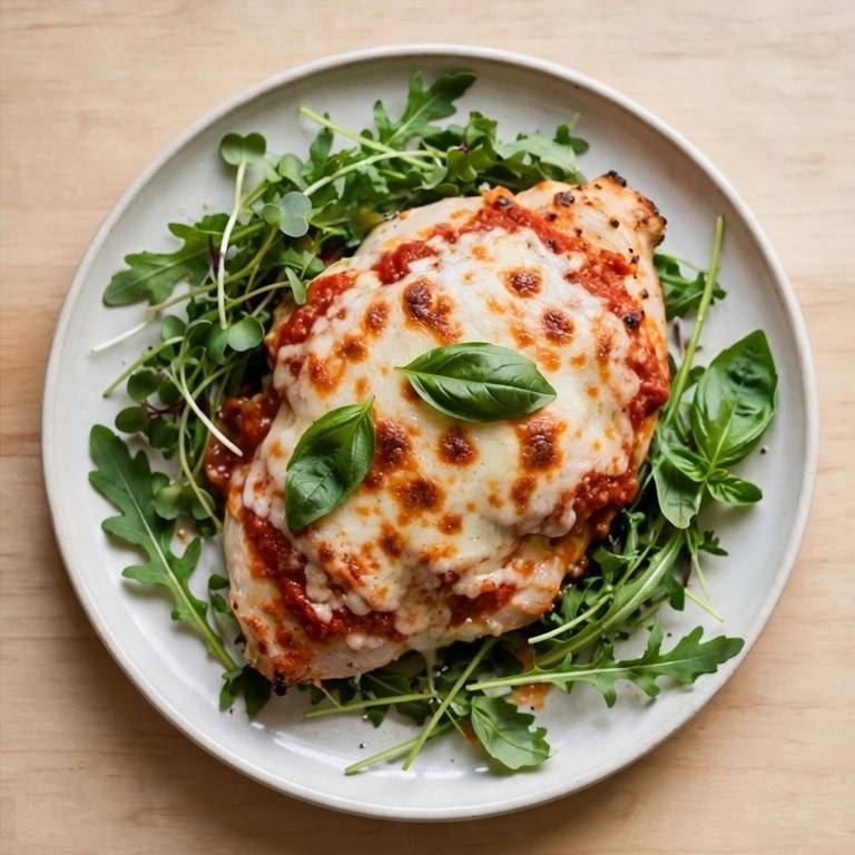 Light chicken Parmesan