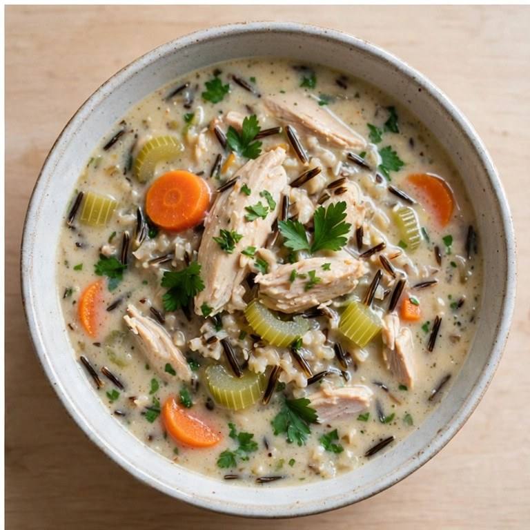 Chicken wild rice soup