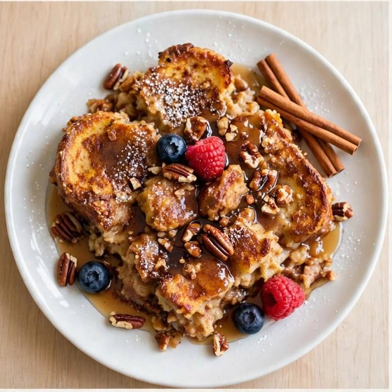 Cinnamon French toast casserole (light)