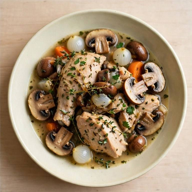 Light coq au vin