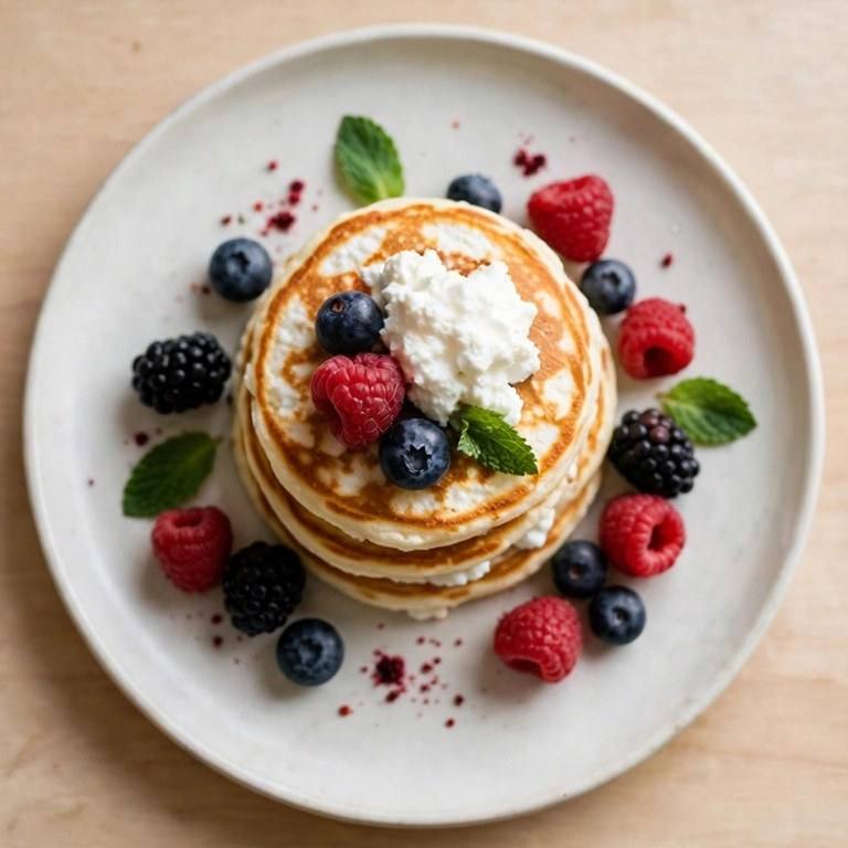 Cottage cheese pancakes