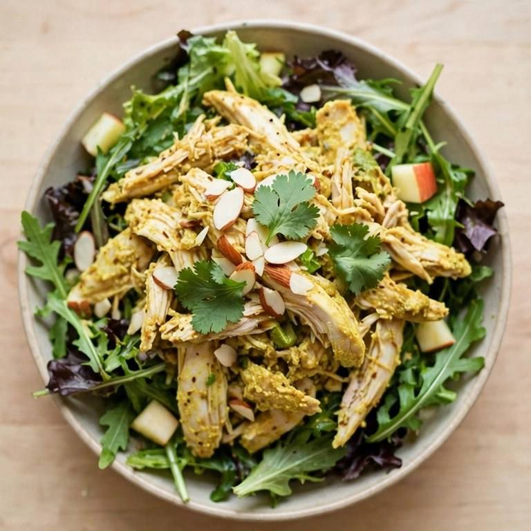 Light curry chicken salad
