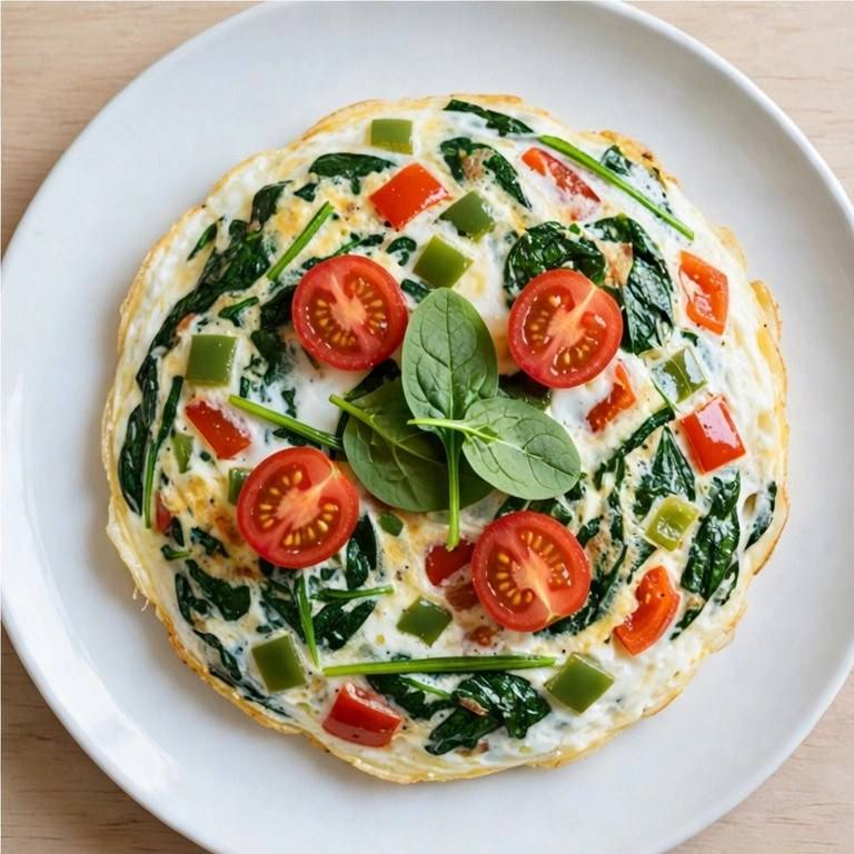 Egg white veggie omelette