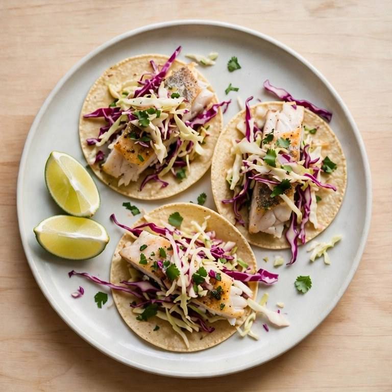 Baked fish tacos