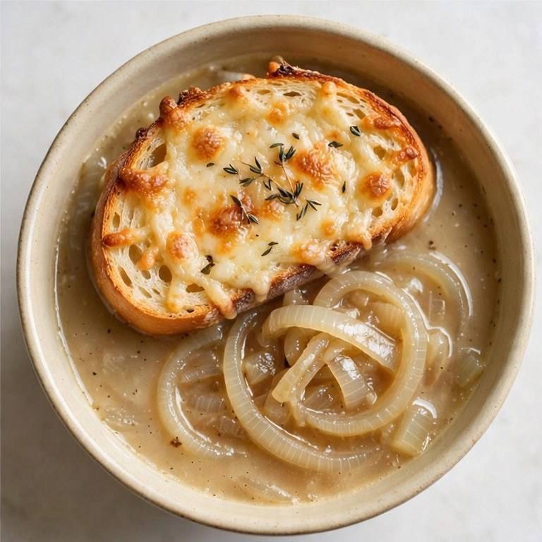 Light French onion soup