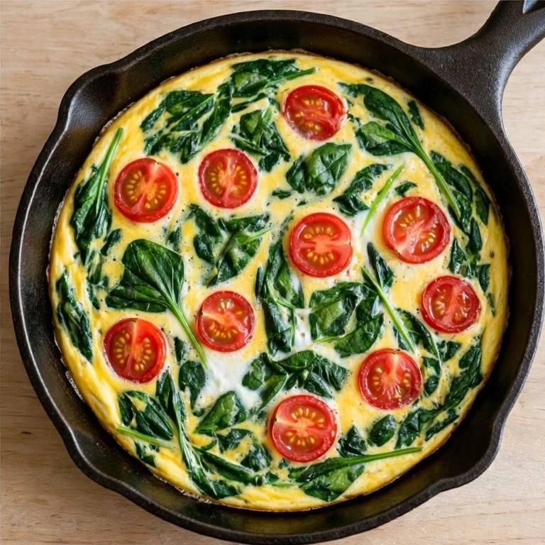 Veggie egg white frittata