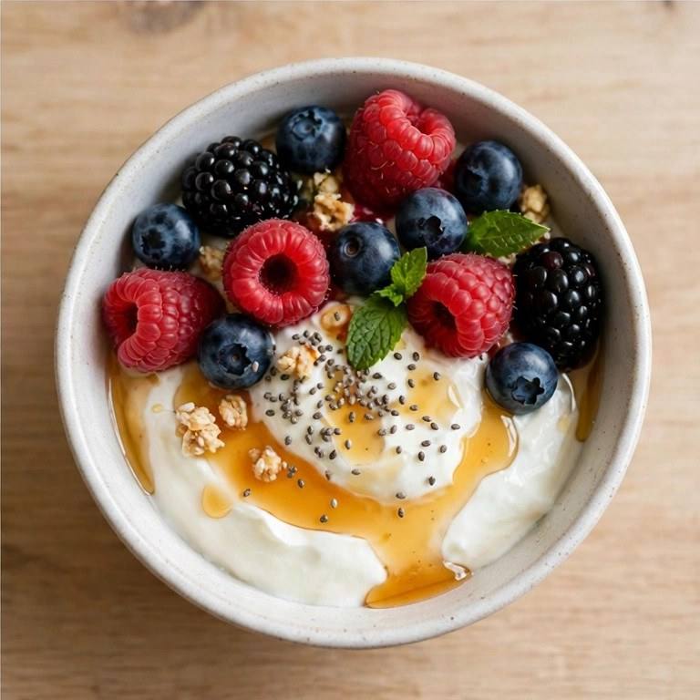 Greek yogurt breakfast bowl