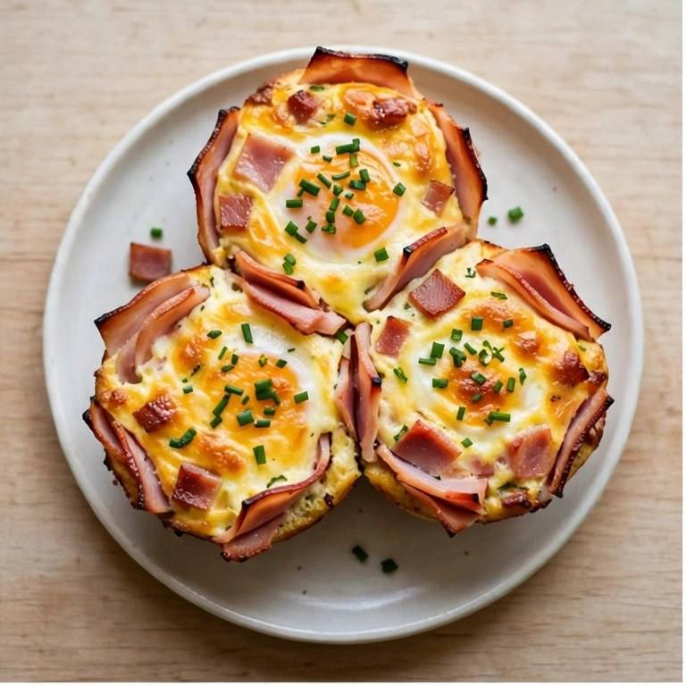 Ham and egg cups