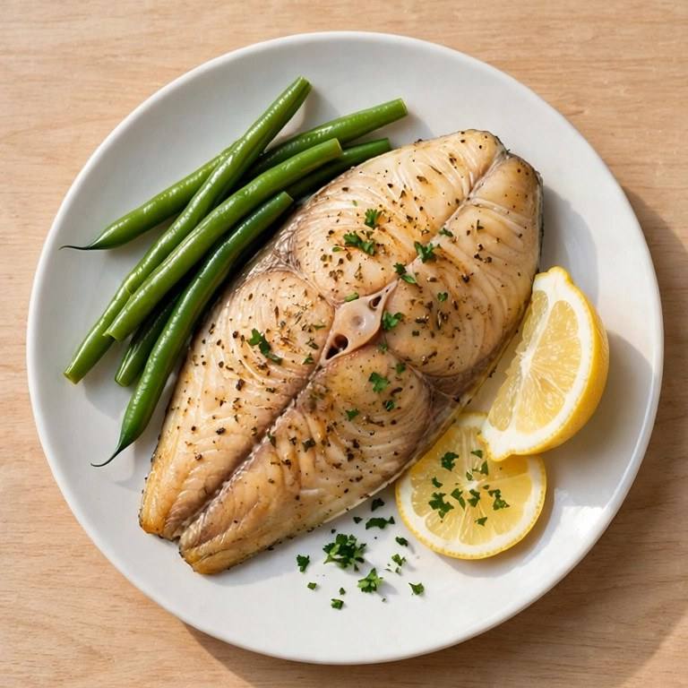Lemon tilapia plate