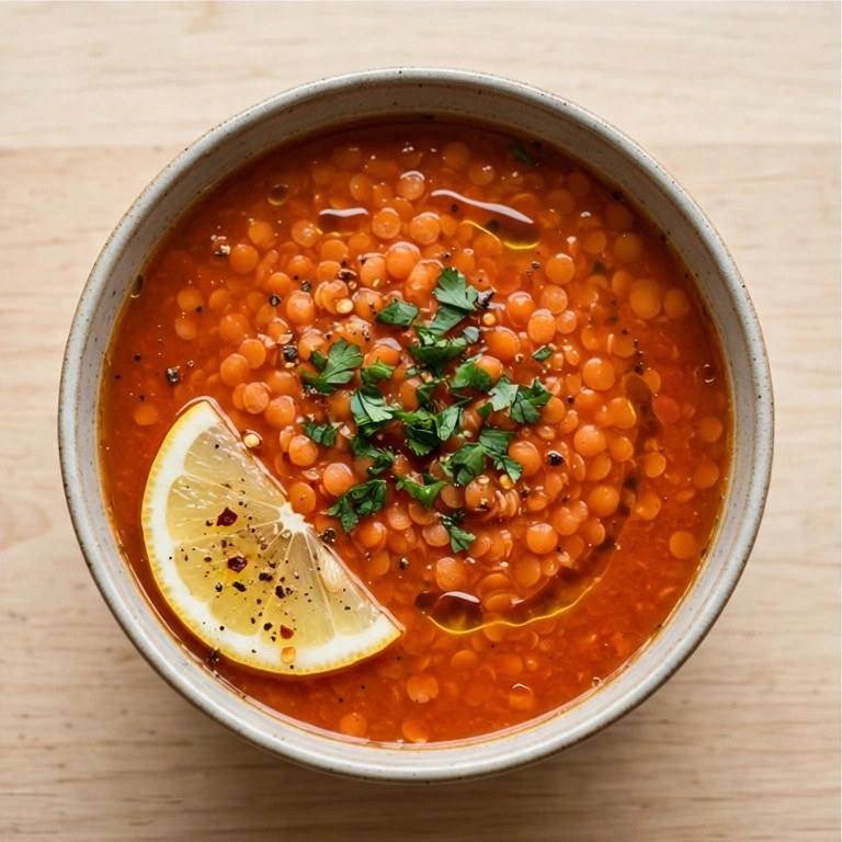 Red lentil soup