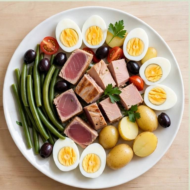 Tuna Niçoise salad