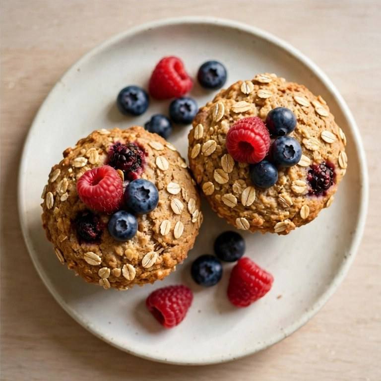 Oat bran muffins
