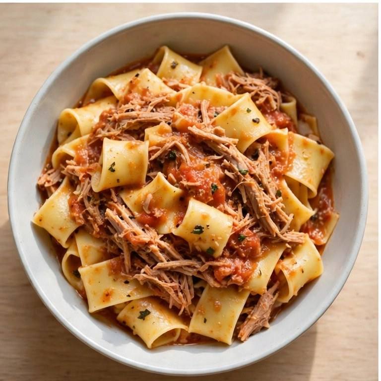 Pork ragù plate