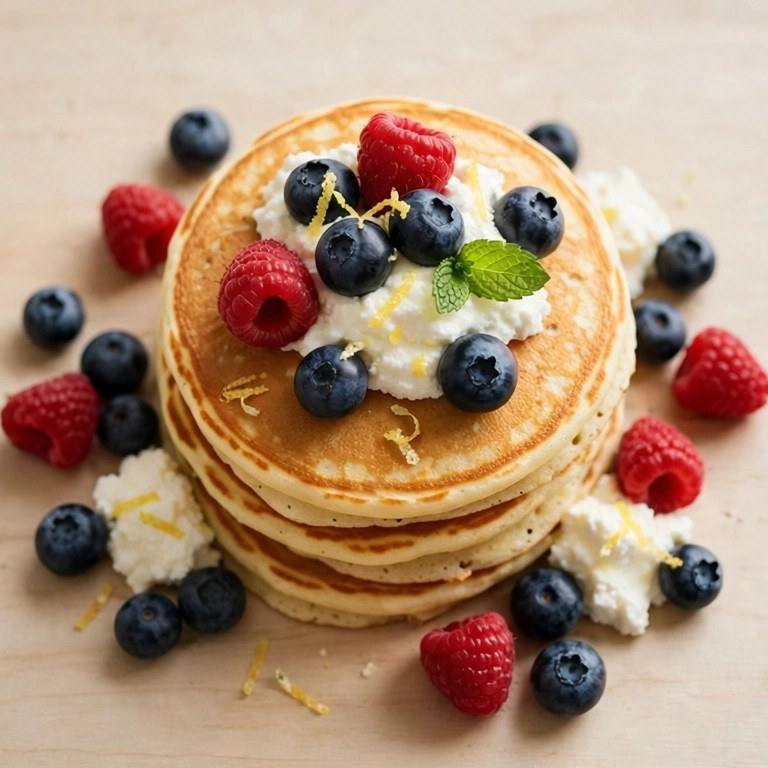 Ricotta lemon pancakes
