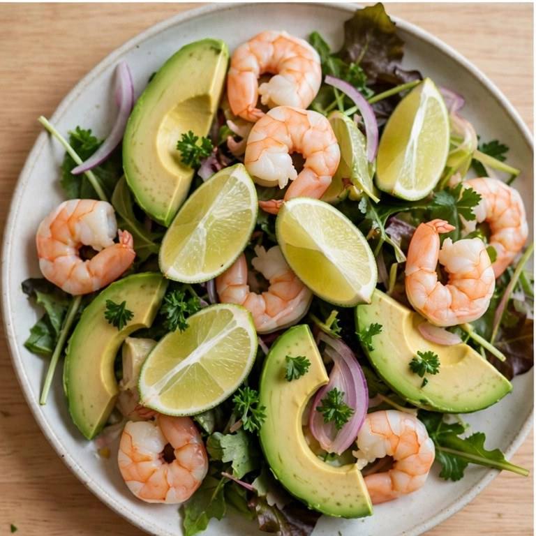 Shrimp avocado salad