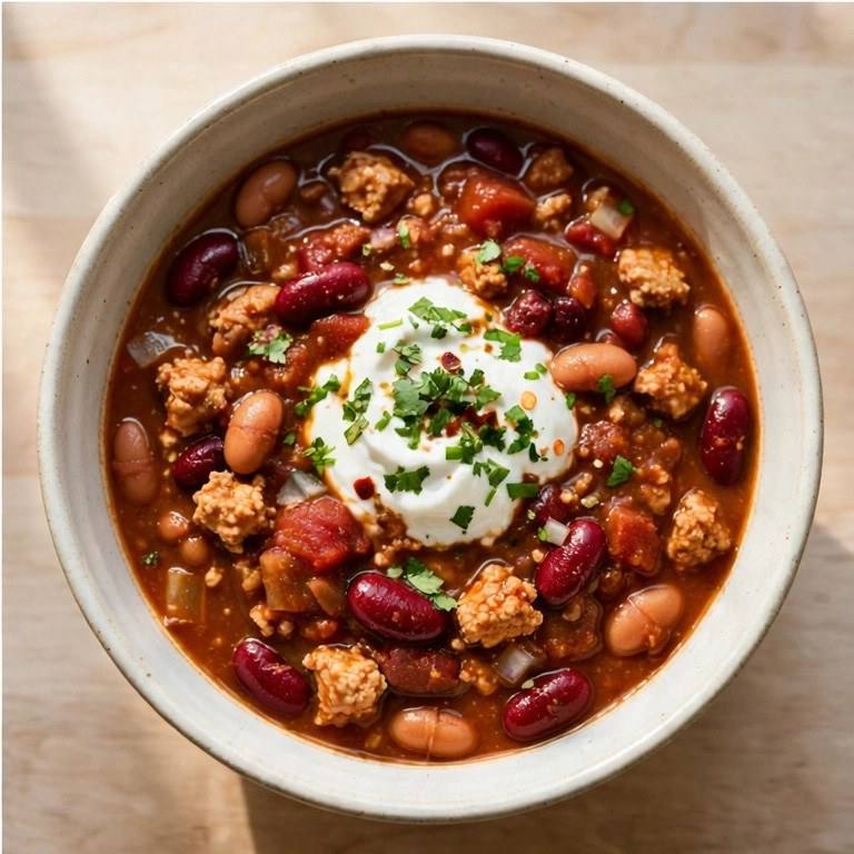 Lean turkey chili
