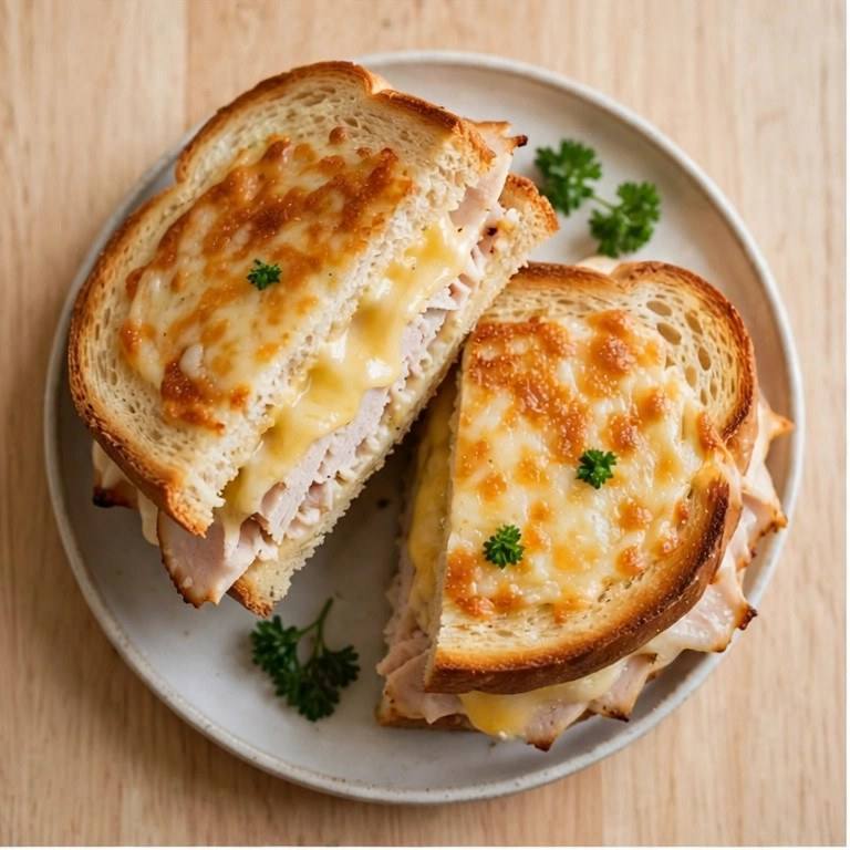 Turkey melt sandwich