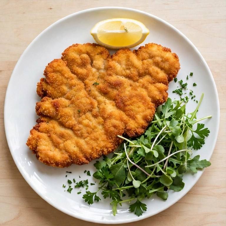 Turkey schnitzel plate