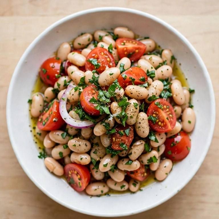 White bean salad