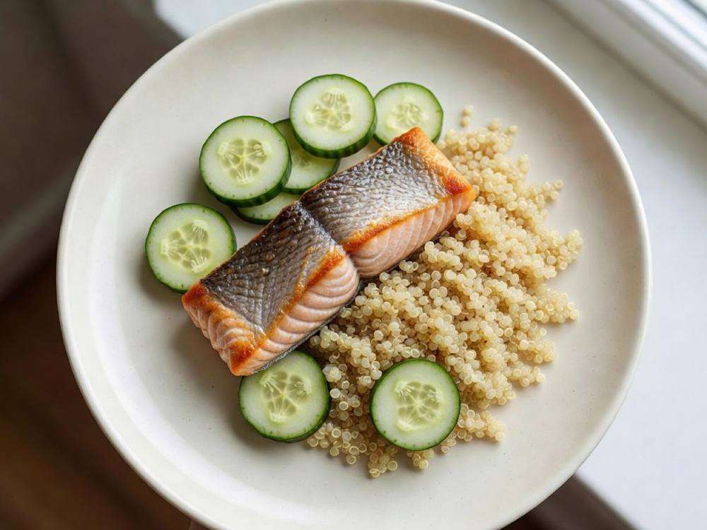 Salmon plate